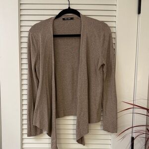 Nic & Zoe Women's Open Front Cardigan - Beige